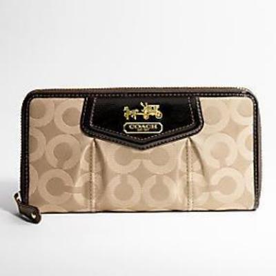 Coach Wallets - 43259 coffee